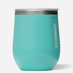 Corkcicle Turquoise Classic Gloss Wine Tumbler 12oz